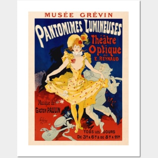 Pantomimes Lumineuses, Théâtre Optique, Paris 1896 Posters and Art